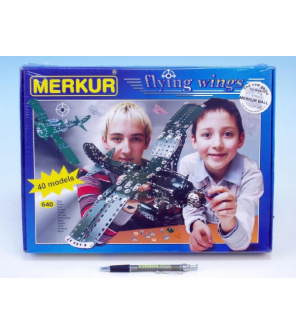 Stavebnice MERKUR Flying wings 40 modelů 640ks v krabici 36x27x5cm Stavebnice MERKUR Flying wings 40 modelů 640ks v krabici 36x27x5cm