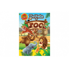 Pracovní sešit 101 aktivit s nálepkami Zvířata v ZOO CZ verze 21x30cm Pracovní sešit 101 aktivit s nálepkami Zvířata v ZOO CZ verze 21x30cm