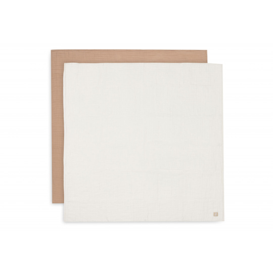 Pleny zavinovací 2ks 115x115 cm Biscuit / Ivory