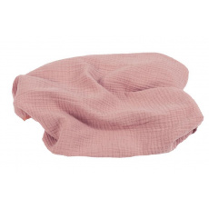 BABYMATEX Přikrývka bavlněná Muslin světle růžová 120x80 cm BABYMATEX Přikrývka bavlněná Muslin světle růžová 120x80 cm
