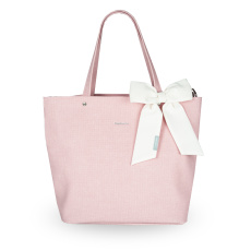 Beztroska Matylda taška s mašlí pink powder