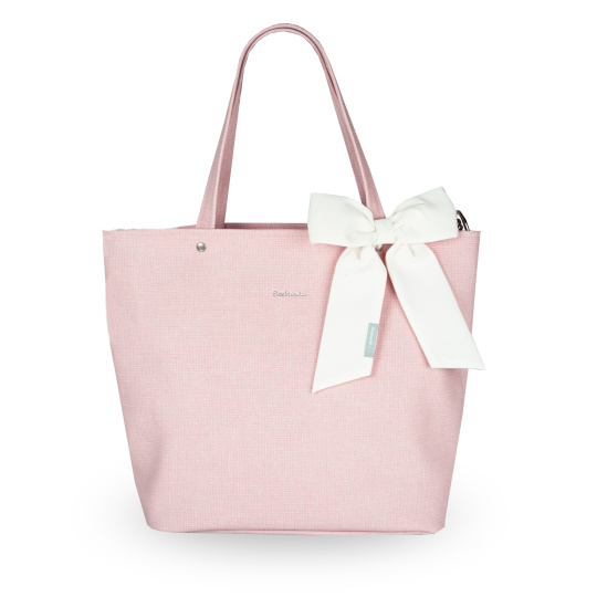 Beztroska Matylda taška s mašlí pink powder