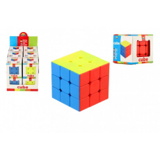 Kostka hlavolam 3x3x3 plast 5,5x5,5x5,5cm v krabičce 12ks v boxu Kostka hlavolam 3x3x3 plast 5,5x5,5x5,5cm v krabičce 12ks v boxu