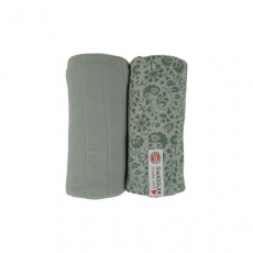LODGER XL zavinovačky mušelínové Swaddler Flower Tribe 2balení 120 x 120 cm Silt Green LODGER XL zavinovačky mušelínové Swaddler Flower Tribe 2balení 120 x 120 cm Silt Green