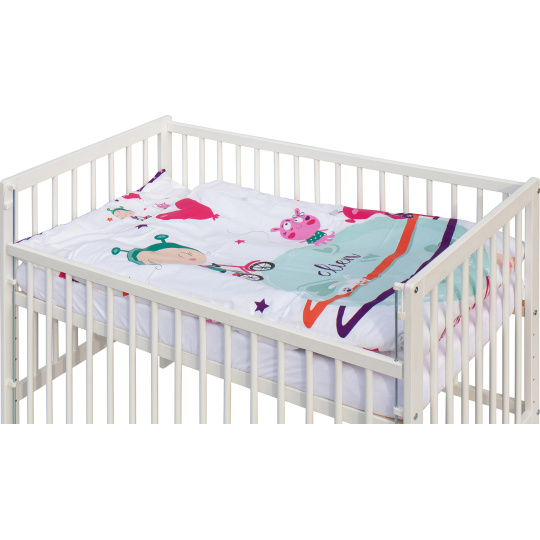 Scarlett Dětská postýlka s kompletní výbavou Scarlett 120 x 60 cm - Moly Scarlett Dětská postýlka s kompletní výbavou Scarlett 120 x 60 cm - Moly