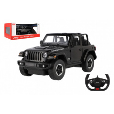 Auto RC Jeep Wrangler Rubicon černý plast 29cm 2,4GHz na dálk. ovl. na baterie v krabici 44x19x26cm Auto RC Jeep Wrangler Rubicon černý plast 29cm 2,4GHz na dálk. ovl. na baterie v krabici 44x19x26cm