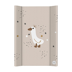 CEBA BABY Podložka přebalovací 2-hranná s pevnou deskou (50x70) Ultra Light Star Duck
