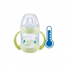 Kojenecká láhev na učení NUK Nature Sense s kontrolou teploty 150 ml zelená Kojenecká láhev na učení NUK Nature Sense s kontrolou teploty 150 ml zelená