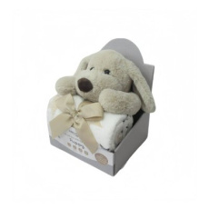 FREEON Free2Play Plyšová hračka s dekou Puppy Brown/White FREEON Free2Play Plyšová hračka s dekou Puppy Brown/White