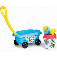 Smoby Vozík na tahání Paw Patrol Garnished Beach Cart s kyblík setem od 18 měsíců Smoby Vozík na tahání Paw Patrol Garnished Beach Cart s kyblík setem od 18 měsíců