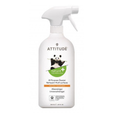 ATTITUDE Univerzální čistič s vůní citronové kůry s rozprašovačem 800 ml ATTITUDE Univerzální čistič s vůní citronové kůry s rozprašovačem 800 ml