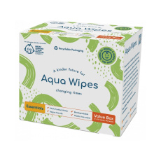 AQUA WIPES Ubrousky 100% rozložitelné, 99% vody, 12x56ks = 672ks AQUA WIPES Ubrousky 100% rozložitelné, 99% vody, 12x56ks = 672ks