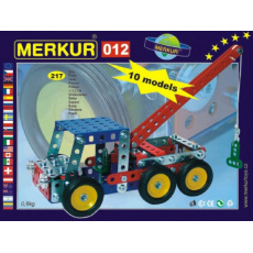 Stavebnice MERKUR 012 Odtahové vozidlo 10 modelů 217ks v krabici 26x18x5cm Stavebnice MERKUR 012 Odtahové vozidlo 10 modelů 217ks v krabici 26x18x5cm