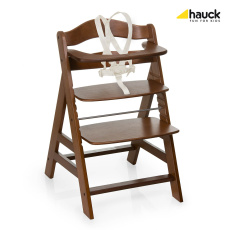 Hauck Alpha+ 2023 židlička dřevěná buková walnut