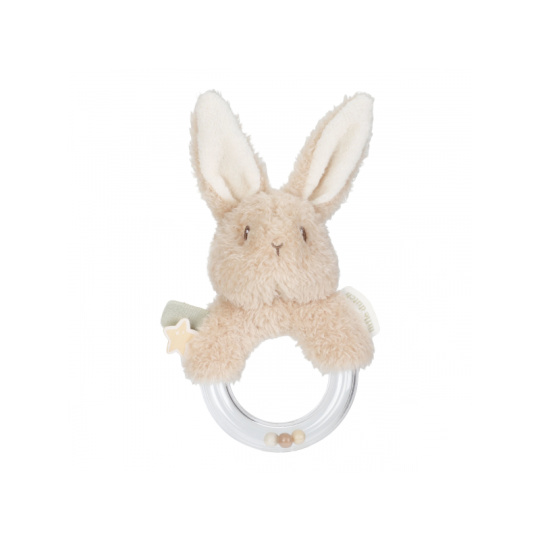 Chrastítko s korálky králíček Newborn Naturals