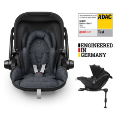 KIDDY Autosedačka Evoluna i-size 2 + Isofix základna 40-83cm Iron Grey Melange BZP KIDDY Autosedačka Evoluna i-size 2 + Isofix základna 40-83cm Iron Grey Melange BZP