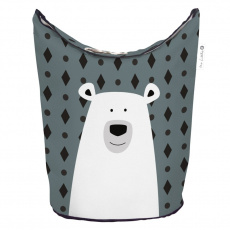 MR. LITTLE FOX Dětský koš na prádlo a hračky 60l Polar bear MR. LITTLE FOX Dětský koš na prádlo a hračky 60l Polar bear