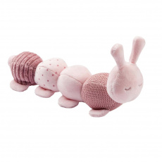 NATTOU Hračka housenka edukační 4 aktivity Lapidou pink NATTOU Hračka housenka edukační 4 aktivity Lapidou pink