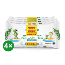 4x MY HAPPY PLANET 100% BIO odbouratelné vlhčené ubrousky 60 ks 4x MY HAPPY PLANET 100% BIO odbouratelné vlhčené ubrousky 60 ks