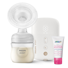 Philips AVENT Odsávačka mateřského mléka elektr. Premium dobíjecí SCF396/11+Krém na bradavky 30 ml Philips AVENT Odsávačka mateřského mléka elektr. Premium dobíjecí SCF396/11+Krém na bradavky 30 ml