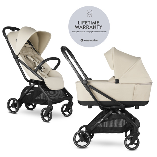 EASYWALKER Kočárek kombinovaný Rockey M Bright Taupe