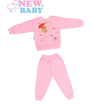 Dětské froté pyžamo New Baby růžové Dětské froté pyžamo New Baby růžové