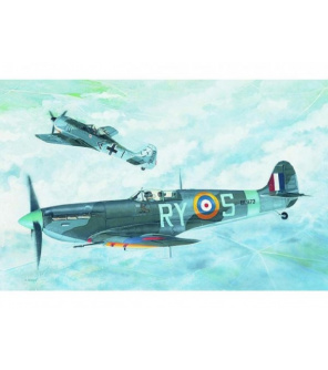 Model Supermarine Spitfire MK.VB 12,8x13,6cm v krabici 25x14,5x4,5cm Model Supermarine Spitfire MK.VB 12,8x13,6cm v krabici 25x14,5x4,5cm