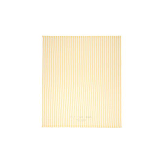 Plážová osuška 200x200 cm Beach Sunny Yellow