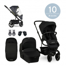 EASYWALKER Set XL kočárek kombinovaný Harvey3 Shadow Black s příslušenstvím EASYWALKER Set XL kočárek kombinovaný Harvey3 Shadow Black s příslušenstvím