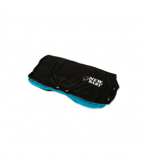Rukávník na kočárek Classic Fleece black/blue Rukávník na kočárek Classic Fleece black/blue