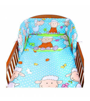 2-dílné ložní povlečení New Baby 100/135 cm tyrkysové s ovečkou 2-dílné ložní povlečení New Baby 100/135 cm tyrkysové s ovečkou