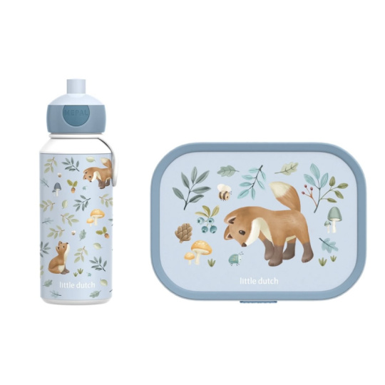 Svačinový set (láhev 400ml+box) Forest Friends