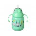 Netekoucí hrnek Superstar s brčkem 300ml 6m+ Green