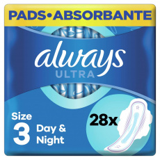 ALWAYS Ultra Night Vložky hygienické 28 ks ALWAYS Ultra Night Vložky hygienické 28 ks