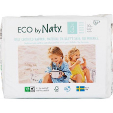 ECO BY NATY Pleny jednorázové 3 (4-9 kg) 30 ks