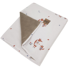 EKO Deka bavlněná oboustranná podšitá velvet Fox 100x80cm EKO Deka bavlněná oboustranná podšitá velvet Fox 100x80cm