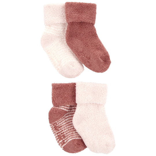 CARTER'S Ponožky Stripes Pink holka LBB 4ks 0-3m