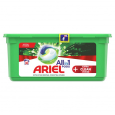 ARIEL Kapsle gélové na praní All-in-1 PODS Extra Clean Power, 30 praní ARIEL Kapsle gélové na praní All-in-1 PODS Extra Clean Power, 30 praní