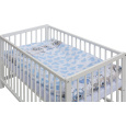 Scarlett Dětská postýlka s kompletní výbavou Scarlett Kulíšek 120 x 60 cm - modrá