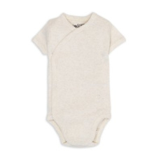 LODGER Body s krátkým rukávem Melange Birch vel. 80 LODGER Body s krátkým rukávem Melange Birch vel. 80