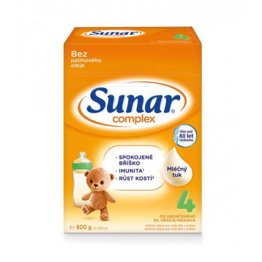 SUNAR Complex 4 Mléko kojenecké 600 g