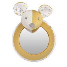 CANPOL BABIES Mazlíček hebký se zrcátkem do auta Mouse CANPOL BABIES Mazlíček hebký se zrcátkem do auta Mouse