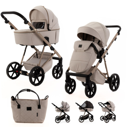 ADAMEX Kočárek kombinovaný Delta Natura Vanilla ADAMEX Kočárek kombinovaný Delta Natura Vanilla