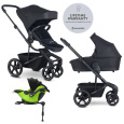 EASYWALKER Kočárek kombinovaný Harvey⁵ 2v1 Midnight Black LITE RWS +KIDDY Evoluna i-size 2,základna