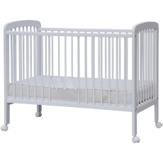 Scarlett Dětská postýlka Scarlett Míša - bílá (buk) - vyndavací příčky - 120 x 60 cm Scarlett Dětská postýlka Scarlett Míša - bílá (buk) - vyndavací příčky - 120 x 60 cm