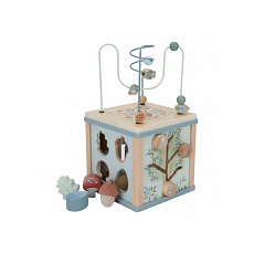 Kostka s aktivitami dřevěná Forest Friends