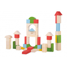 TEDDIES Kostky stavebnice dřevo 50 ks, 12m+ TEDDIES Kostky stavebnice dřevo 50 ks, 12m+