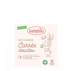 BABYBIO Hygienické žínky z BIO bavlny (8 ks) doplňovací sada BABYBIO Hygienické žínky z BIO bavlny (8 ks) doplňovací sada