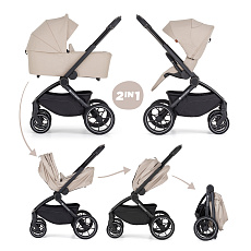 PETITE&MARS Kočárek kombinovaný SCOUT 2v1 Soft Mousse