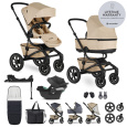 EASYWALKER SET Kočárek 4v1 Jimmey Sand Taupe XXL AIR + RWS + CYBEX Aton B2 i-Size